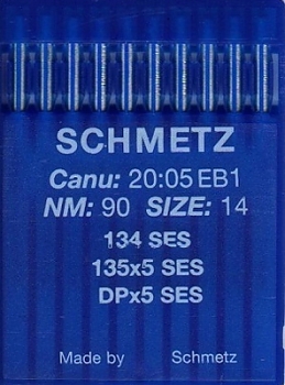 Иглы для промышленных машин Schmetz DPx5 SES №90