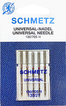 Иглы для швейных машин Schmetz №130 универсальные