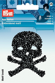 Аппликация  Prym 926629 Череп из страз